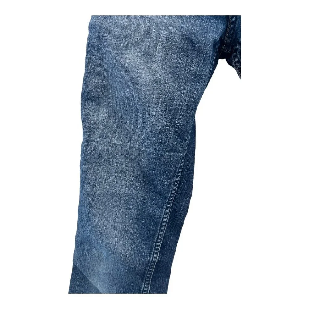 Abercrombie Kids Straight Leg Blue Wash Stretch Denim Jeans Boys Size 11/12 - Picture 3 of 10